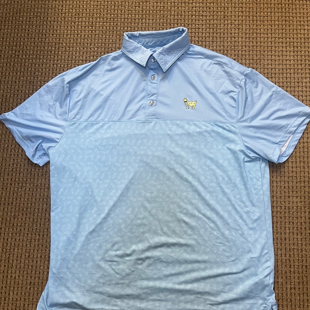 Men's Light Blue Polo Shirt